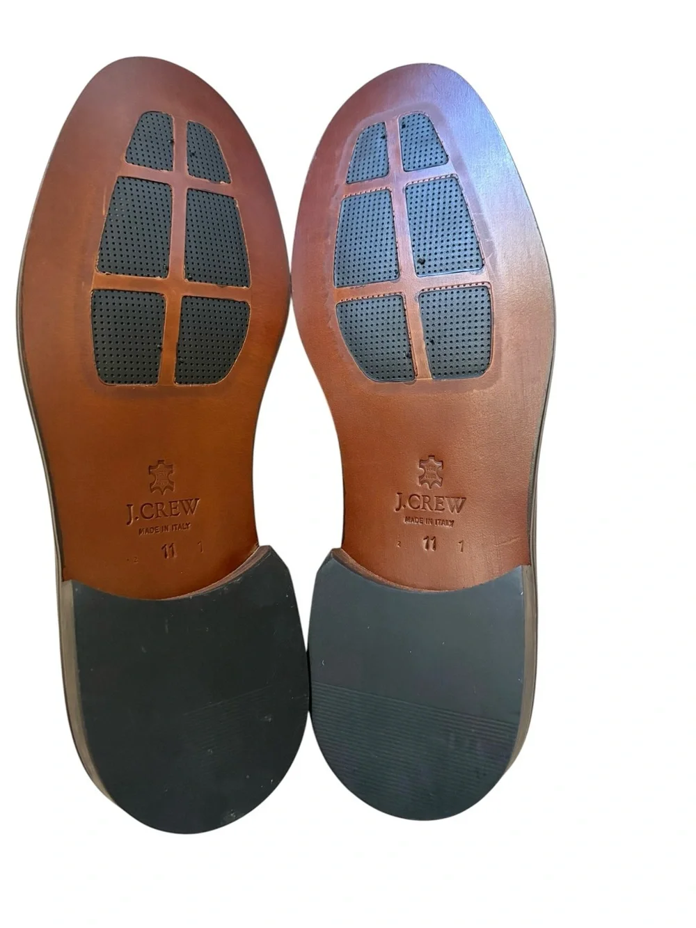 J.Crew Made in Italy Venetian Leather Classic Loafers Shoes Dark Brown Sz 11
